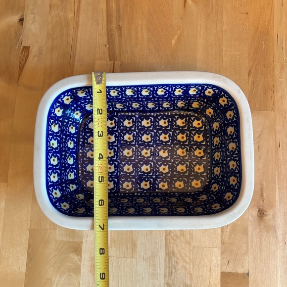 Polish Pottery Small Baking Dish - Picture 3 of 6